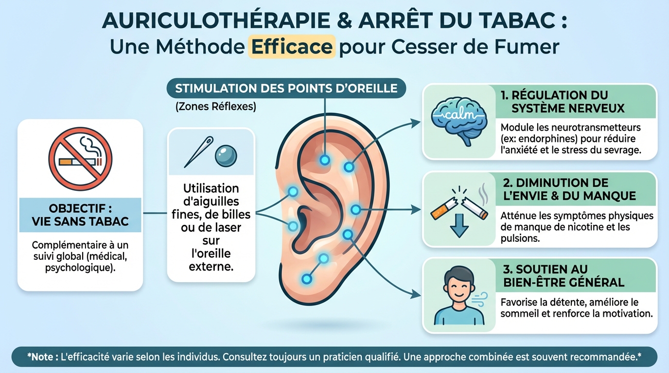 Les avantages de l'auriculothérapie