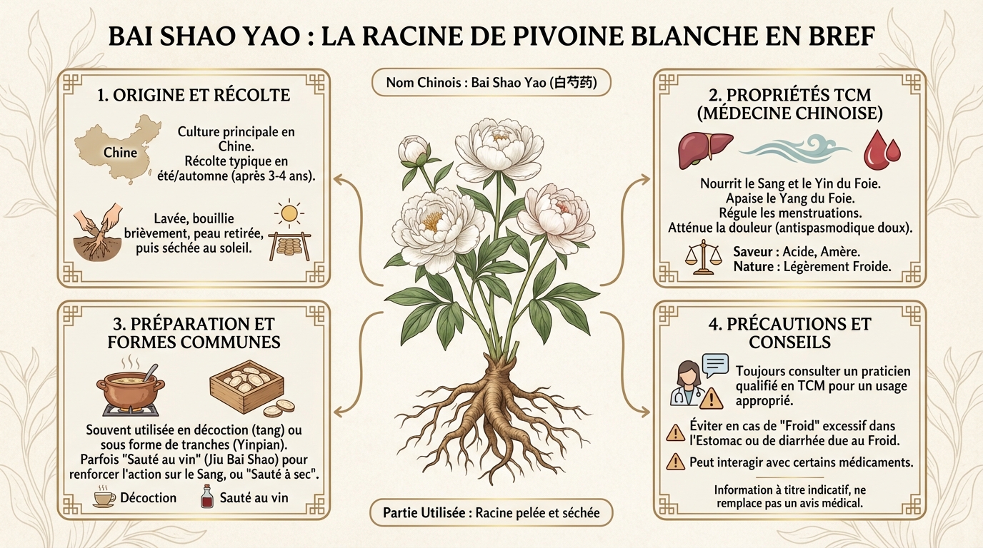 Bai shao yao : tout savoir sur la racine de pivoine blanche 1 Comment utiliser le bai shao yao ?