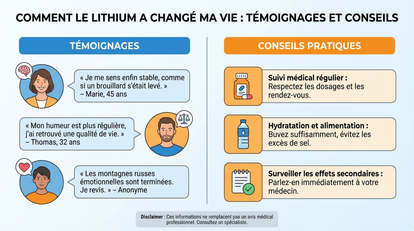 Comment le lithium a changé ma vie : témoignages et conseils 1 Témoignages de personnes