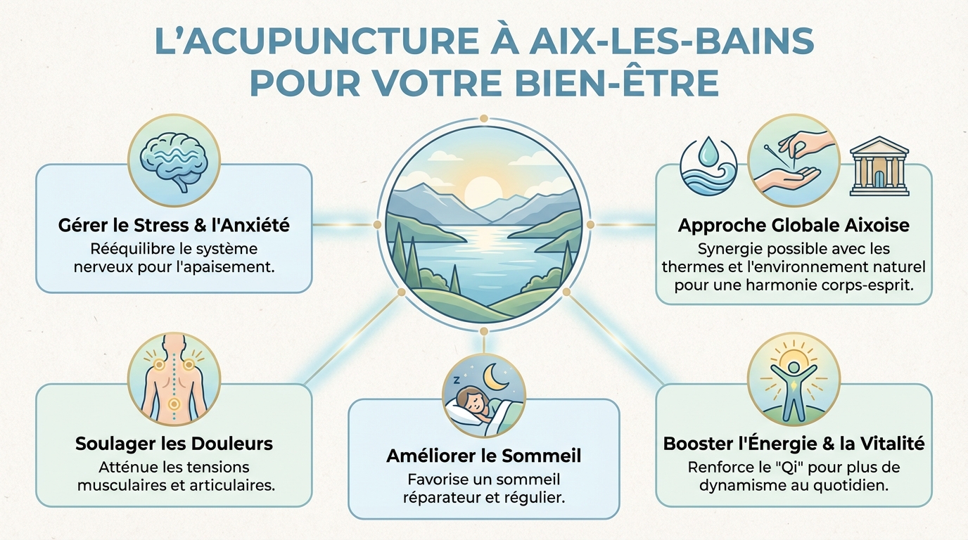 Les bienfaits de l'acupuncture