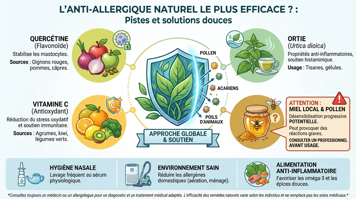 Découvrez l'anti allergique naturel le plus efficace 1 Les meilleurs anti allergiques naturels