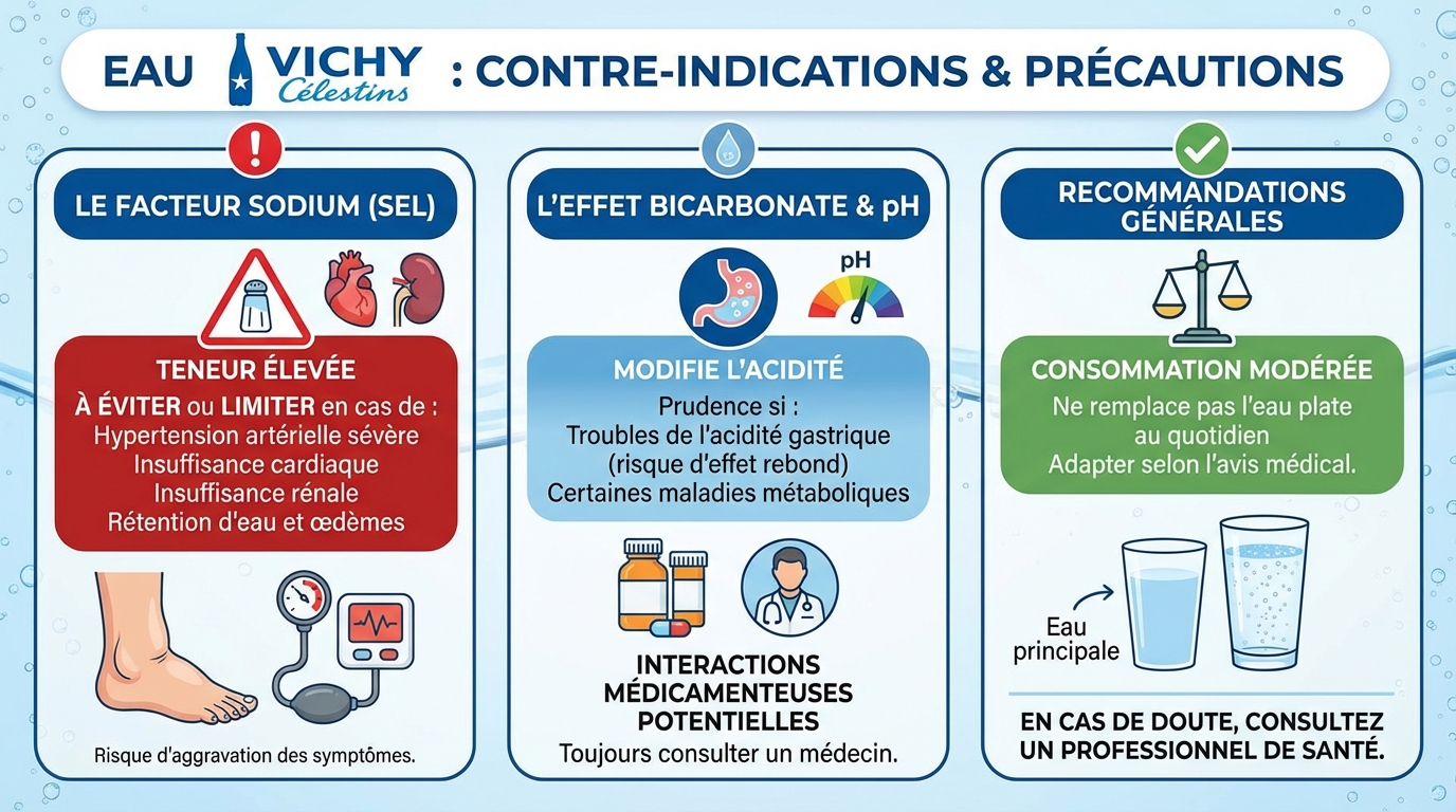 Les bienfaits de l'eau Vichy Célestins