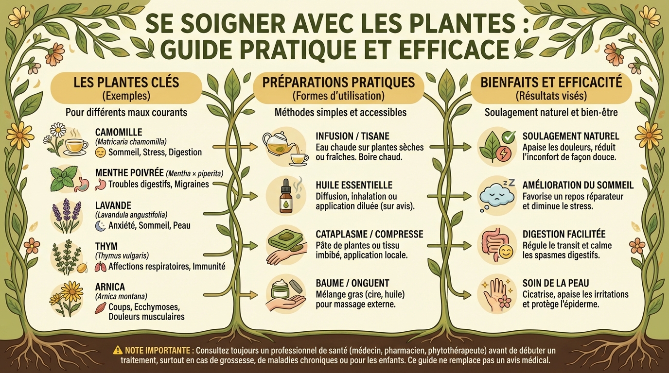 Se soigner avec les plantes : guide pratique et efficace 1 Comment se soigner avec les plantes
