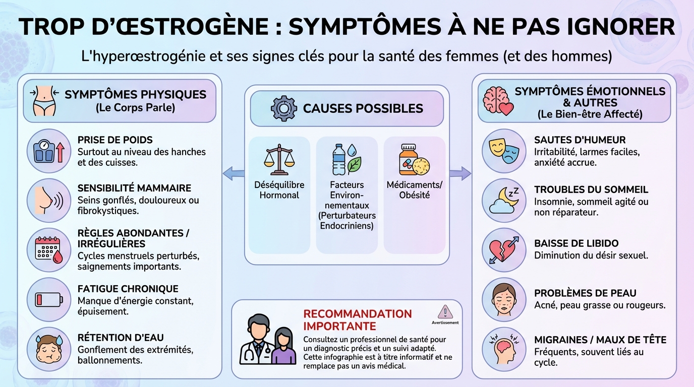 Causes de la dominance œstrogénique