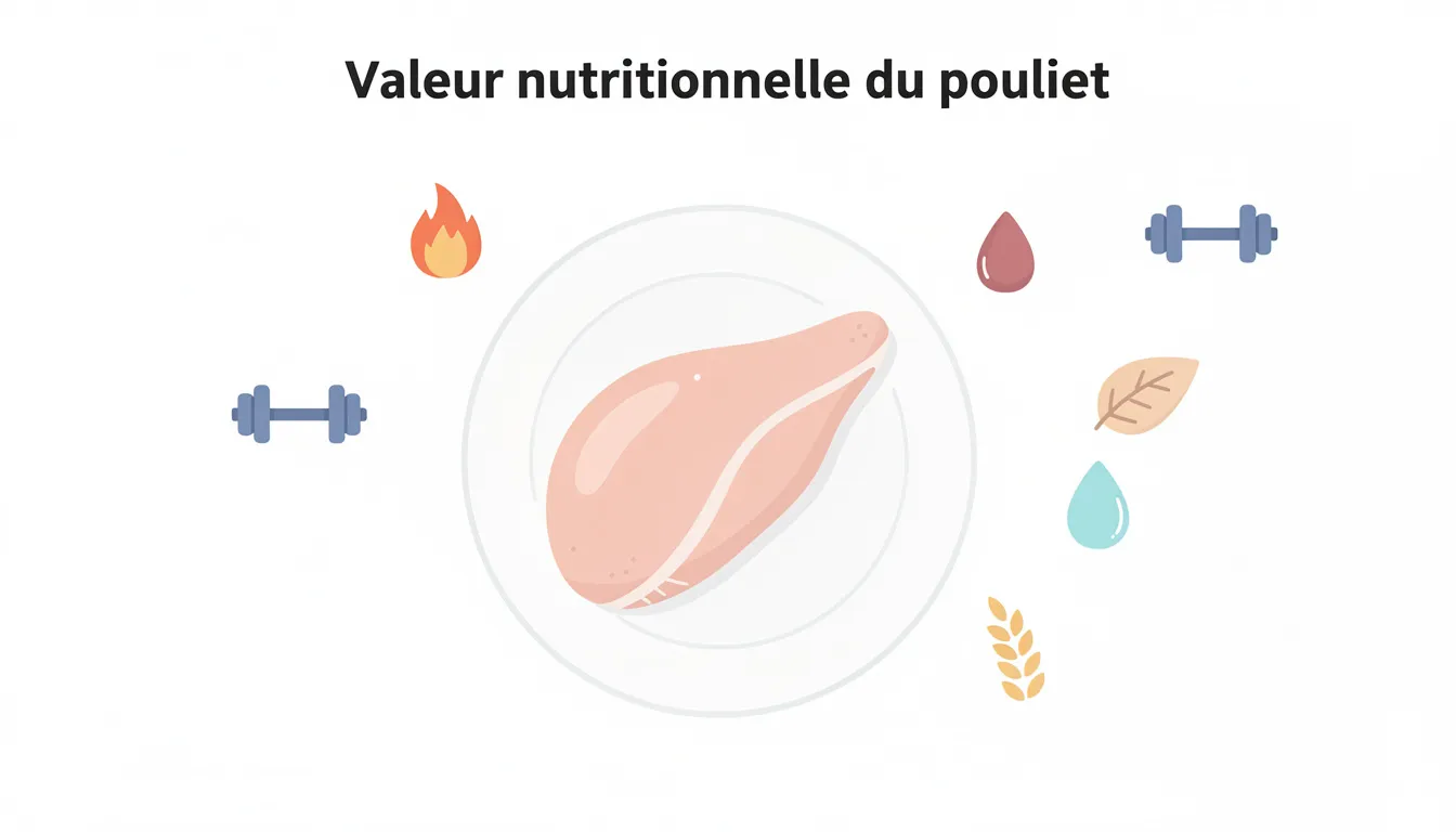Valeur nutritionnelle du poulet