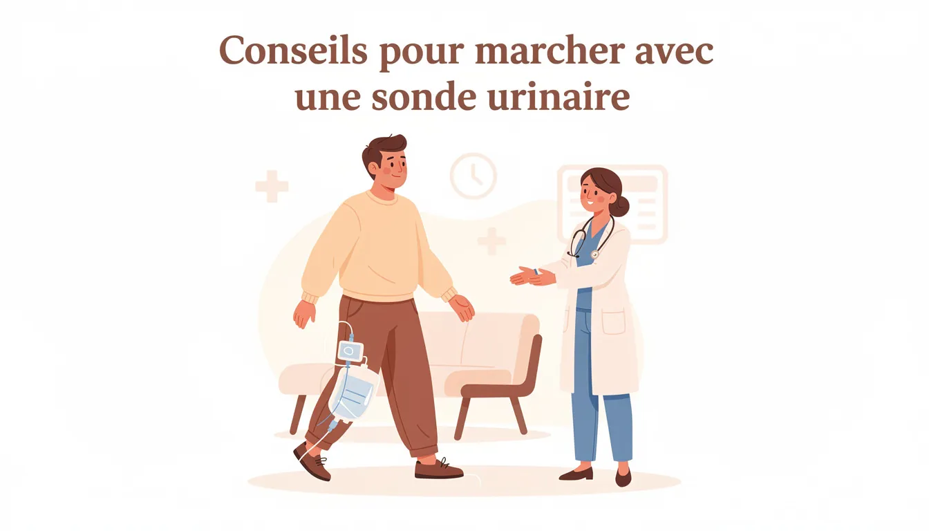 Conseils pour marcher avec une sonde urinaire