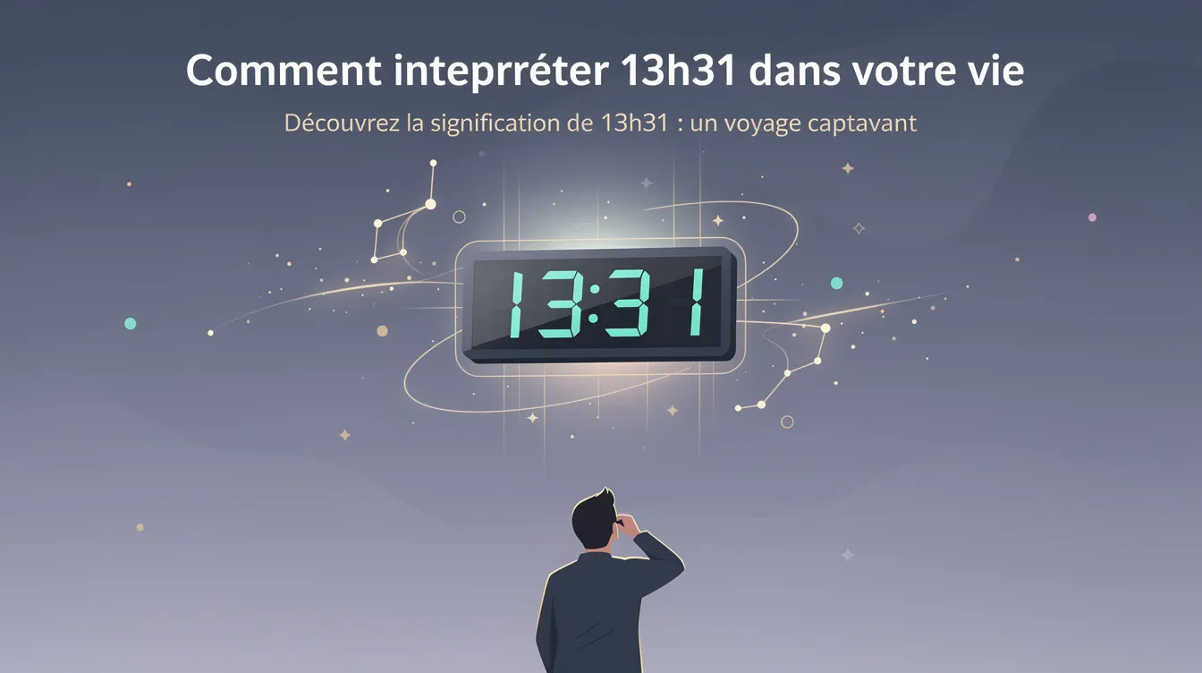 Comment interpréter 13h31 dans votre vie