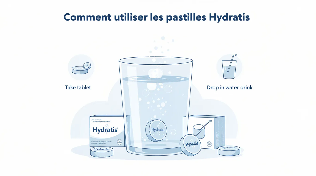 Hydratis : la solution efficace pour votre hydratation 1 Comment utiliser les pastilles Hydratis