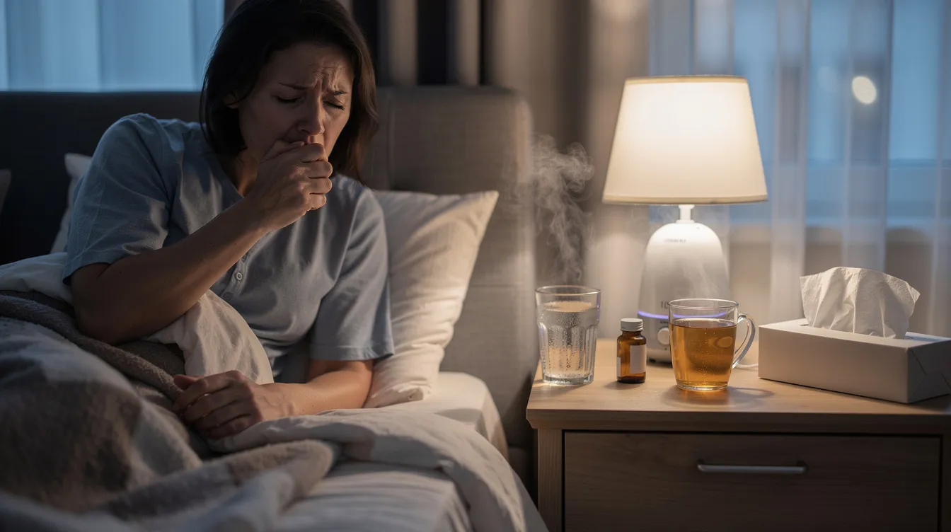 Impossible de dormir tellement je tousse : solutions efficaces