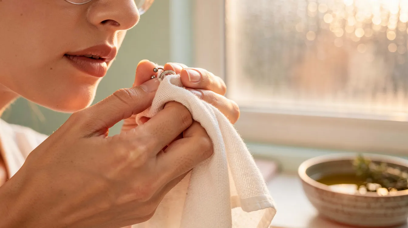 Piercing conch : 7 bienfaits insoupçonnés pour le bien-être 1 Soins et entretien du piercing conch